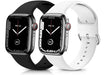 2 Mallas Para Apple Watch Black/white 38mm/40mm/41mm 0