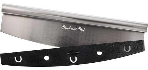 Checkered Chef Stainless Steel Pizza Cutter 0