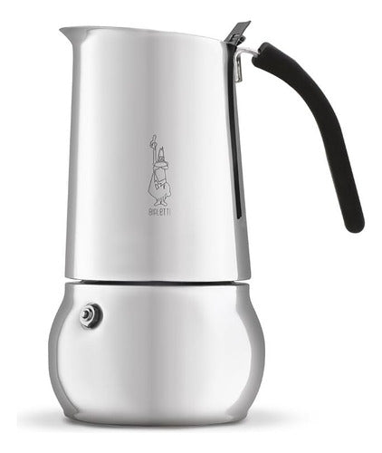 Bialetti Kitty Stainless Steel Coffee Maker 4 Cups 8 Oz 0