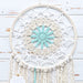 Handmade 25cm Crochet Mandala Boho Chic Dreamcatcher 9