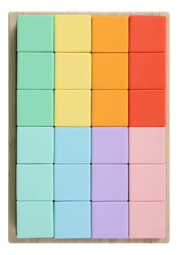 Blue Ginkgo Rainbow Silicone Blocks - 7350718:ml A $231990 0