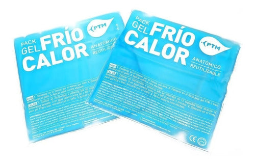 Gel Frio Calor Kit Pack 2 Lesiones Golpes Compresa 24x25cm 0