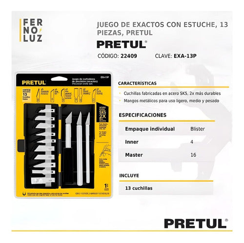 Pretul Precision Cutter Blade Kit 13 Pieces 1