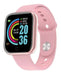 Smartwatch D20 Pink + Wireless Black Earphones Combo 1