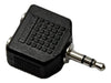 Adapter Plug 3.5 mm to 2 Female Stereo Headphone X 4u by High Tec Electronica 1