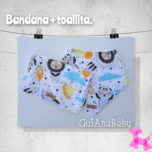 GuiAna Bandanas With Cotton Towel X10 4