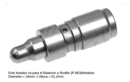 Kit 8 Botador Hidraulico Nuevo Palio (06-10) 1,8r Mpi  46320 1