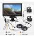 Podofo HD 1080P RV Backup Camera with 7 Inch DVR Split Screen Monitor 1