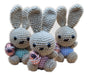 Pata.de.lana.amigurumis Handmade Easter Bunny + Milk Chocolate Egg 0