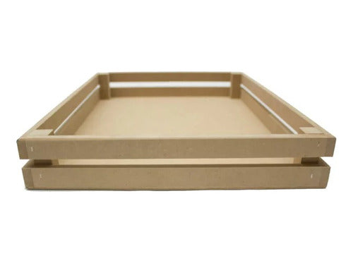 Bandeja De Campo 20x10x5,5cm Mdf 6mm 3