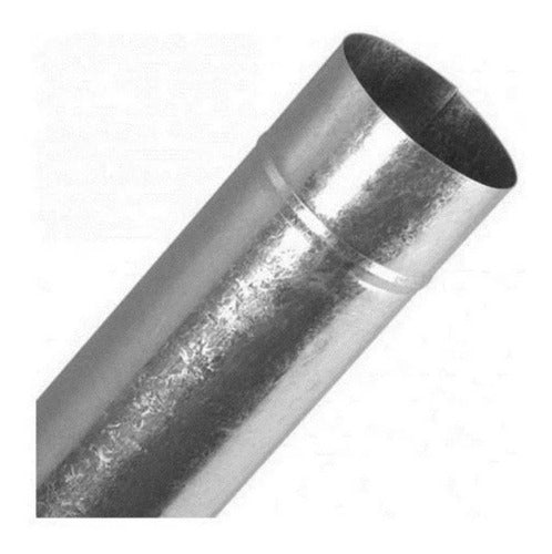 ZInc 4-Inch Galvanized Steel Ventilation Pipe 0