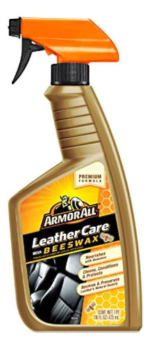 Armor All Car Leather Cleaner Spray, Beeswax Leather Care Sp 0