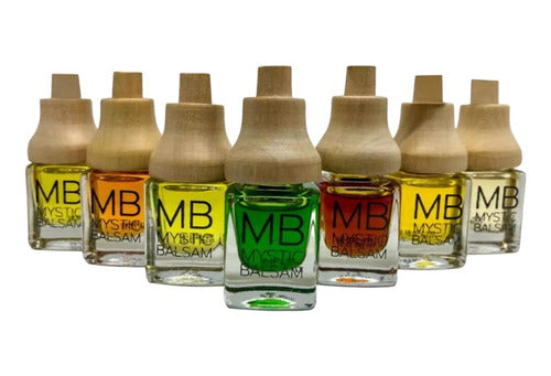 Mystic Balsam Hanging Car Perfume - 7 Long-lasting Fragrances - Perfume Mystic Balsam Aromatizador Para Colgar 7 Fragancias
