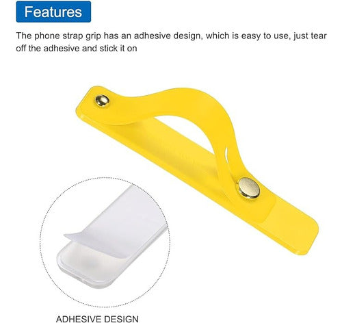Anti-Theft Soft Silicone Ring Phone Holder Strap 38
