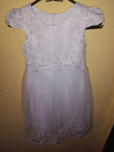 Chozzie White Girls' Party Dress for Events and Birthdays 6