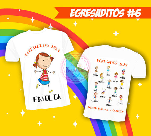 Imprimi Kits Plantillas Diseños Remeras Egresaditos Egresados #6 4