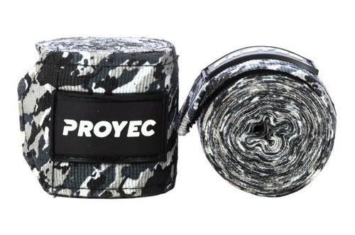 Proyec Camo Hand Wraps 3.5m for Boxing, Kickboxing, MMA 0