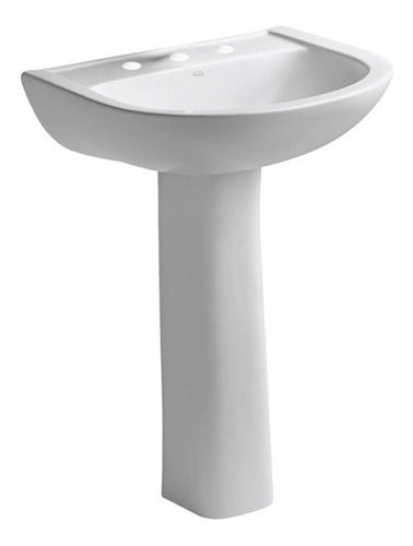 Ferrum Combo Bari Lavatory with 3 Holes + Lavatory Stand 0