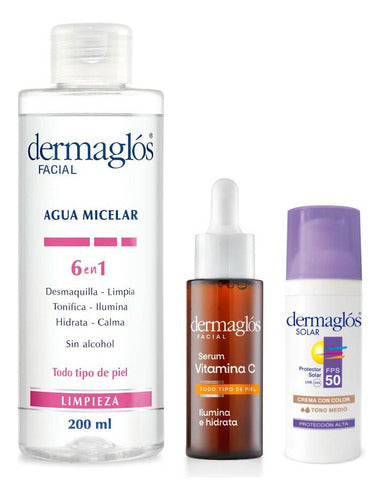 Dermaglós Rutina Facial Express Antioxidante Tono Medio 0