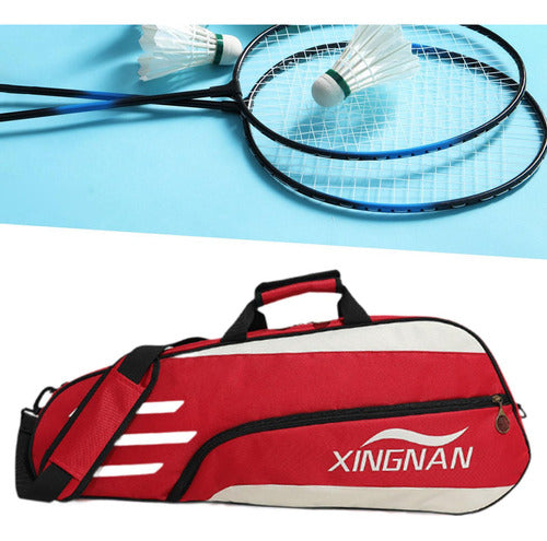 Bolsa Para Raquete De Badminton, Bolsa Para Tênis, Vermelho 5