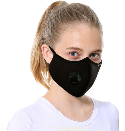 Stoper Reusable Face Mask with Elastic and One Valve 1