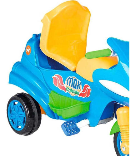 Triciclo Calesita Max Passeio E Pedal Ref.0948 - Azul 1