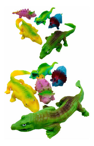 Stress Relief Dinosaur Fidget Toys x12 Souvenir 1