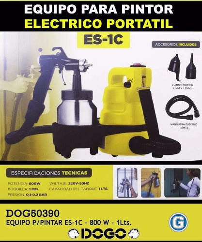 Dogo 800W Electric Painting Equipment 6