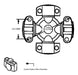 Cruceta Vial Aliis Chalmers-komatsu-caterpillar Chd Chd 7107 1