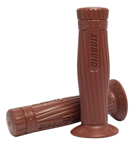 Circuit Universal Motorcycle Grips Barcelona Brown 0