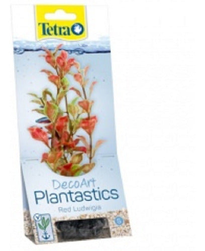 Tetra Planta Artificial Red Ludwigia 23cm Medium Adorno Poly 1