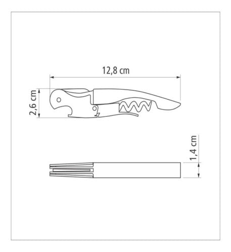 Sacacorchos  2 Tiempos Tramontina 2