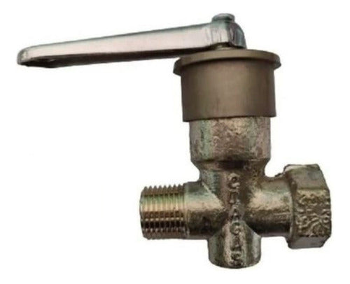 Llave Gas 1/2 Ciagas Sin Campana Bronce 0