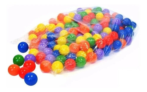 Colorful Plastic Play Pit Balls x 100 Bag 0