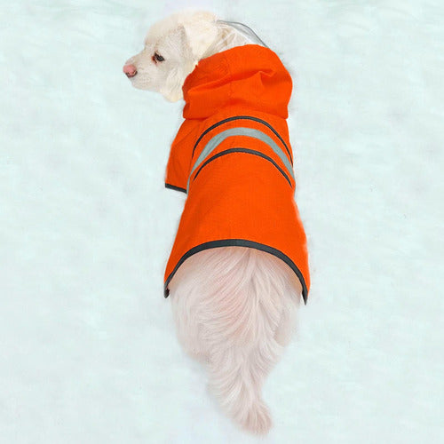 Capa De Chuva Para Cães Impermeável Reflexiva - Jaqueta De C 1