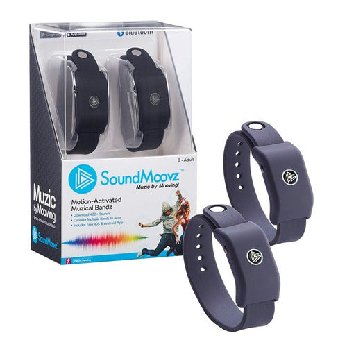 Pulseras Sound Moovz Color Negro Para Bailar 66005 0