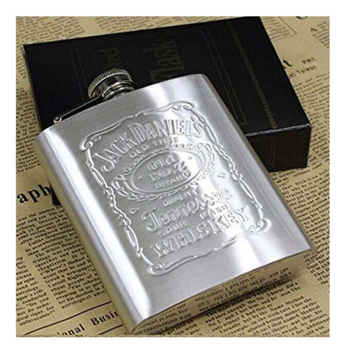 Florida-Home Stainless Steel Flask 7 oz with Screw Cap 4