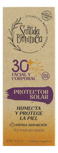 Sentida Botánica Protector Solar Facial Corporal Fps 30 2