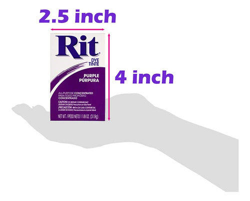 Rit Anilina En Polvo Concentrada 31.9g Purpura 1