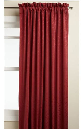 Lorraine Home Fashions Whitfield Window Panel 52 x 63 Inches, Wine 0