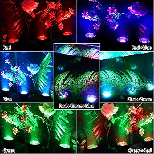 BrainyTrade Pond Lights Remote Control Submersible [Set of 4] with Timer 1