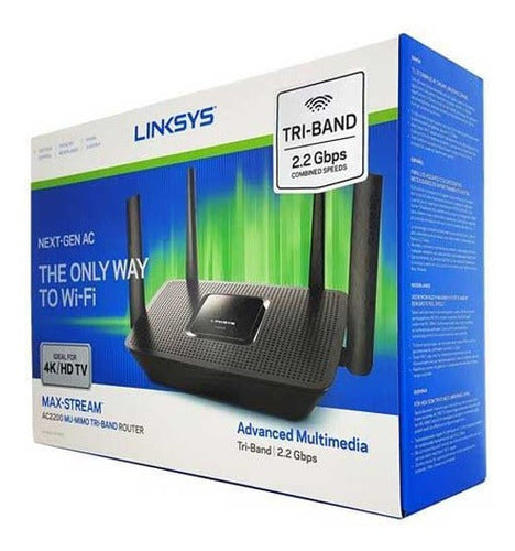 Linksys Router Ea8300 Mu-mimo Ac2200 Wifi Tranza 4