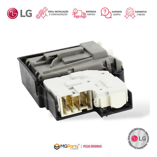 Trava Porta Lavadora Lava Seca LG Fv3011wg4 - 127v 4