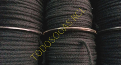 RCL Cordon 4 Mm Algodon Macrame Crochet X 50 Mts Negro 4304/3/1 1