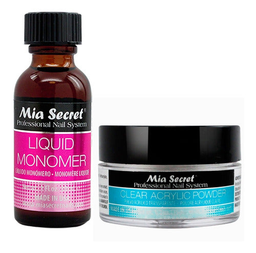 Mia Secret Liquid 30ml and Acrylic Powder Nails 15gr 0