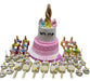 SS GOURMET Unicorn Themed Sweet Table for 40 People with Cake, Cupcakes, and Cake Pops 0