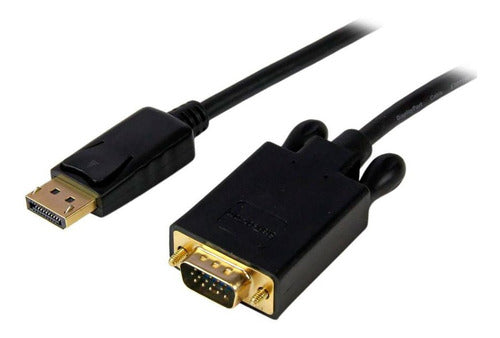 Vt-power Displayport To Vga Male Fullhd 144hz Adapter Cable 1