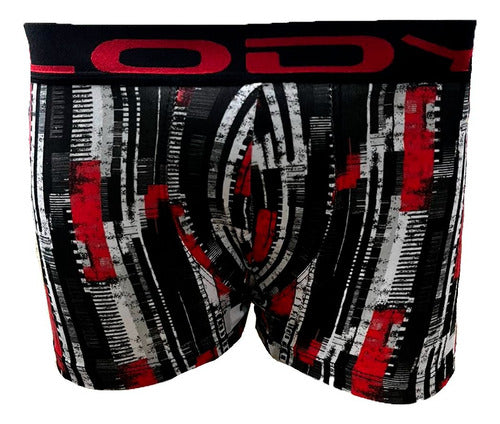 Lody Men Printed Cotton Boxer Shorts for Men 46