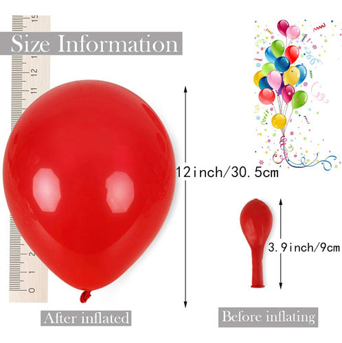 Fancy House 25 Party Balloons, Assorted 12 Inch Latex Balloons 5