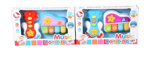 Toys Palace Juguete Para Bebe Guitarra Y Piano Musical 0